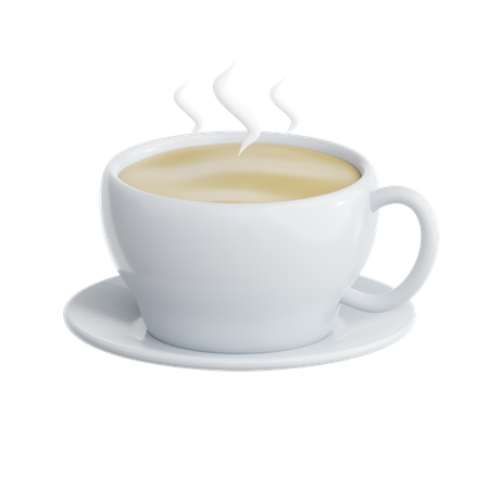 Café branco  3D Icon