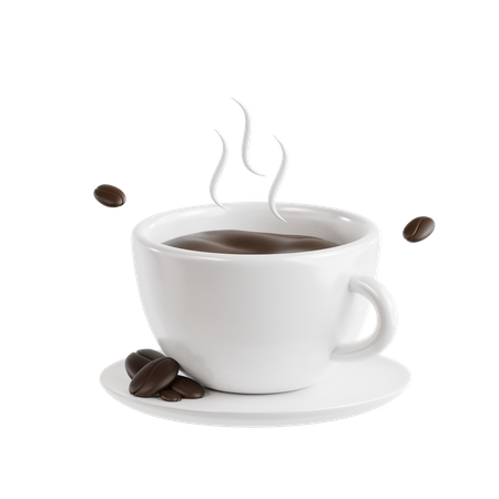 Café caliente  3D Icon