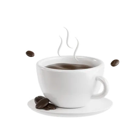 Café caliente  3D Icon