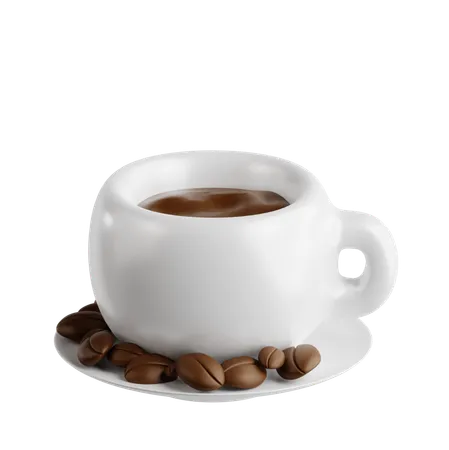 Café caliente  3D Icon