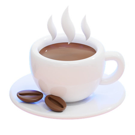 Café caliente  3D Icon