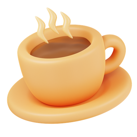 Café caliente  3D Icon