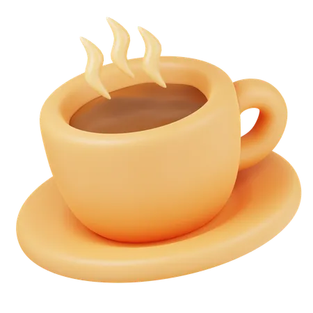 Café caliente  3D Icon