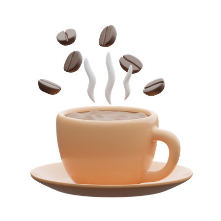 Café caliente  3D Icon