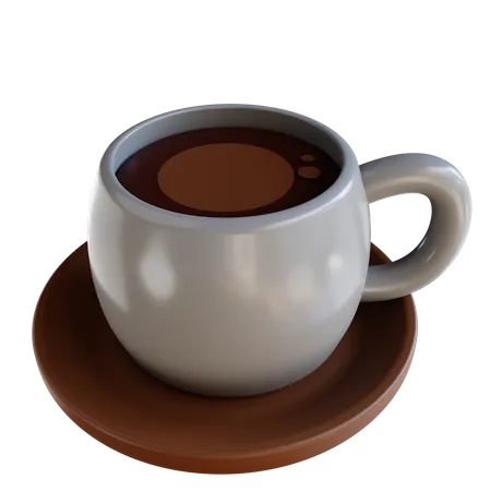 Café caliente  3D Icon