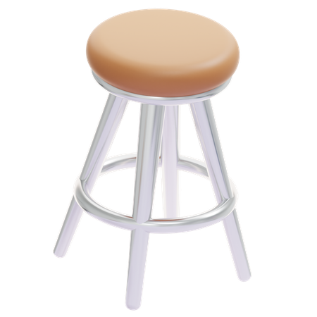 Cafe chair  3D Icon