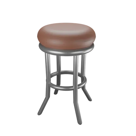 Cafe Chair  3D Illustration