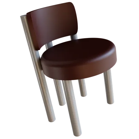 Cafe Chair 3D Icon