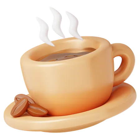 Café chaud  3D Icon