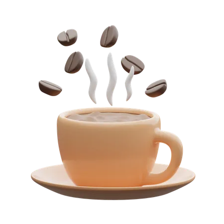 Café chaud  3D Icon