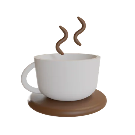 Café chaud  3D Illustration