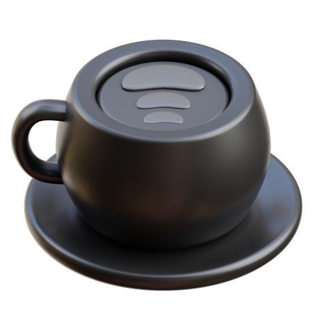 Café com leite  3D Icon