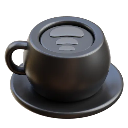 Café com leite  3D Icon