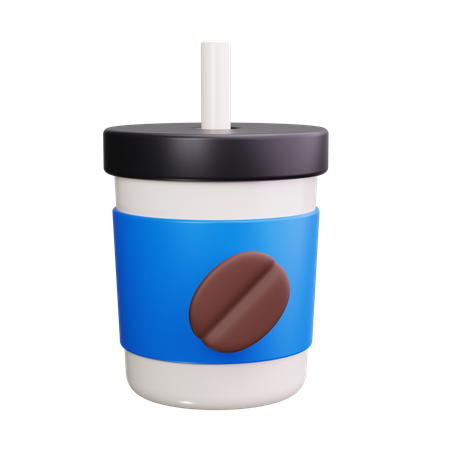 Café com leite  3D Icon