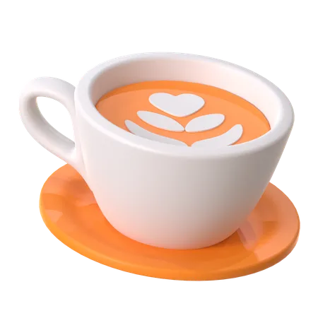 Latté  3D Icon