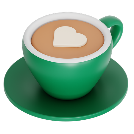 Latté  3D Icon