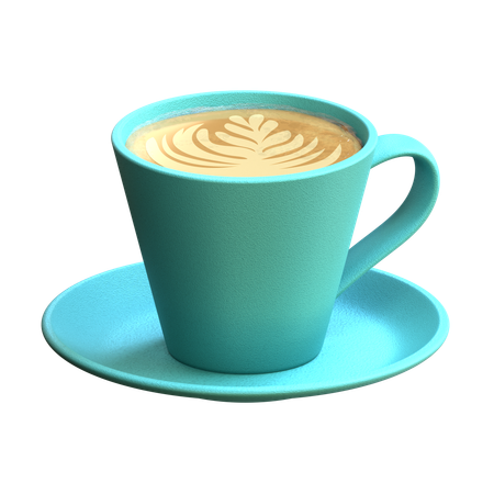 Latté  3D Icon