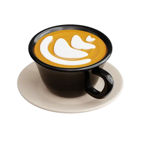 Café Latté  3D Icon