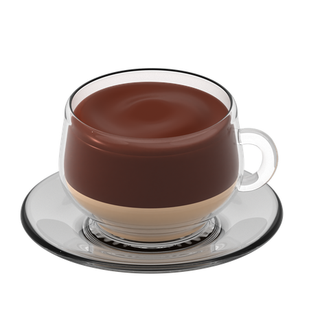 Café con leche  3D Icon