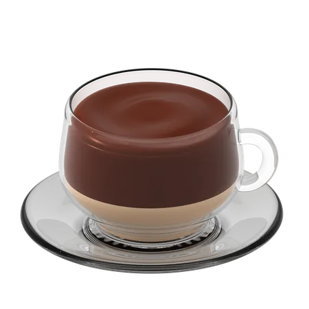 Café con leche  3D Icon