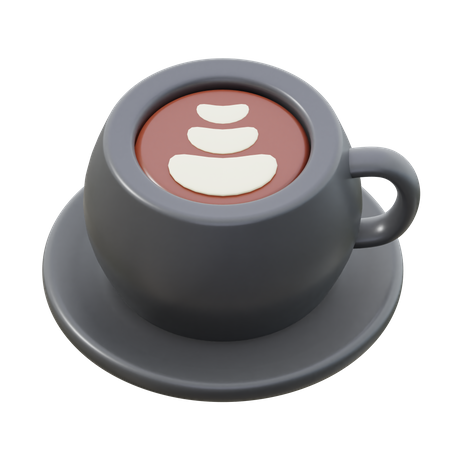 Latté  3D Icon