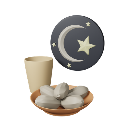 Café da manhã  3D Icon