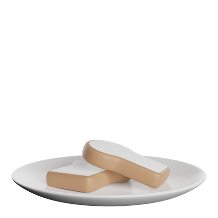 Café da manhã  3D Icon