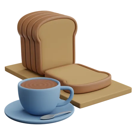 Café da manhã  3D Icon