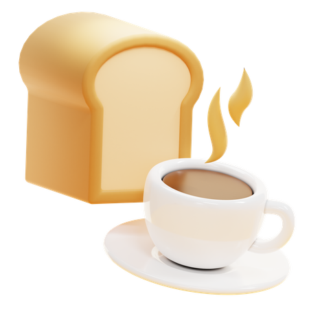 Café da manhã  3D Icon