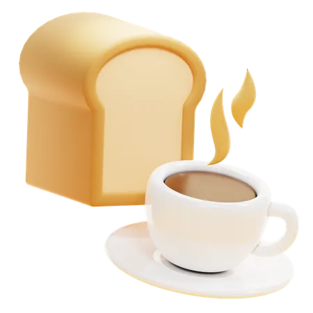Café da manhã  3D Icon