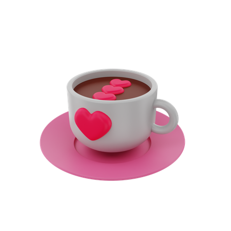 Rendez-vous au café  3D Icon