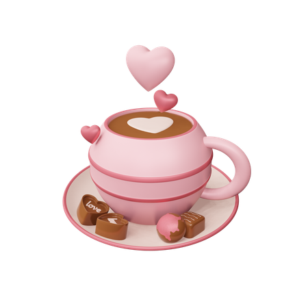 Rendez-vous au café  3D Icon