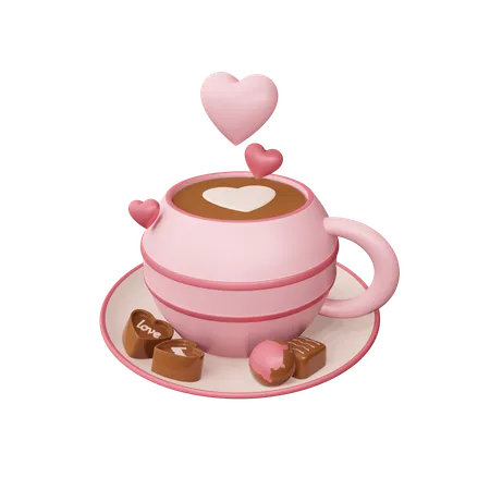 Rendez-vous au café  3D Icon