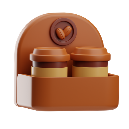 Cafe de tazas  3D Icon