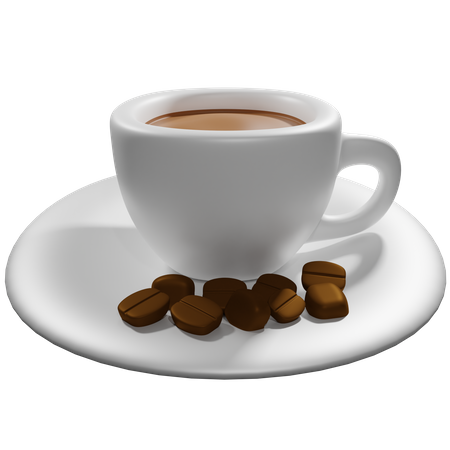 Café em uma xícara  3D Icon