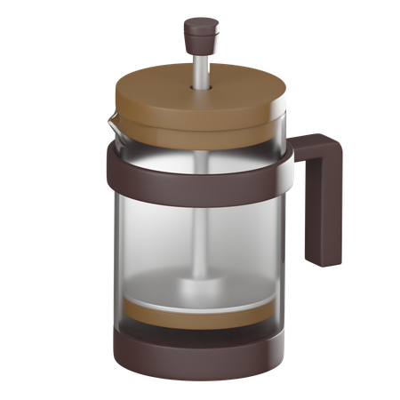 Émbolo de café  3D Icon