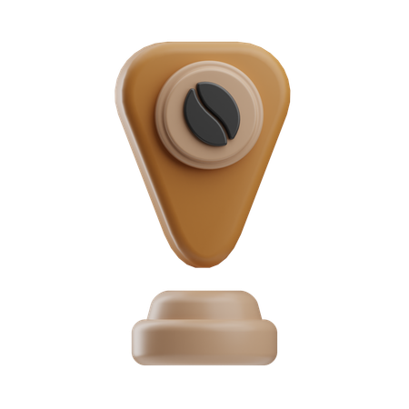 Emplacement du café  3D Icon