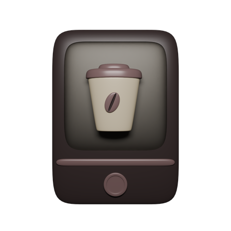 Café en ligne  3D Icon