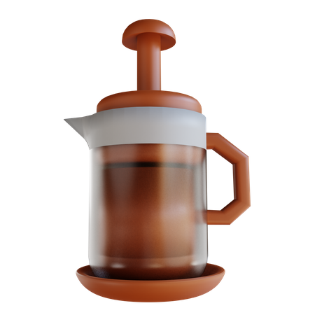 Café expresso francês  3D Icon