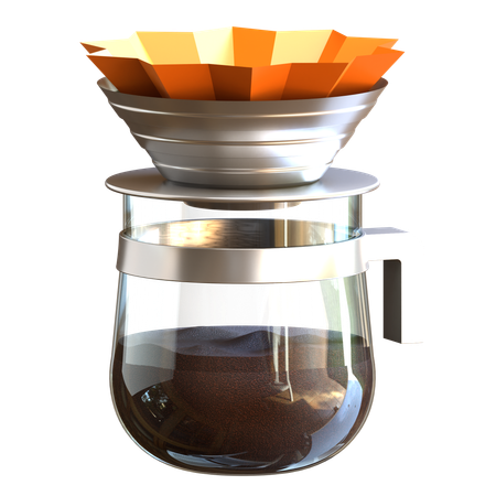 Café filtre  3D Icon