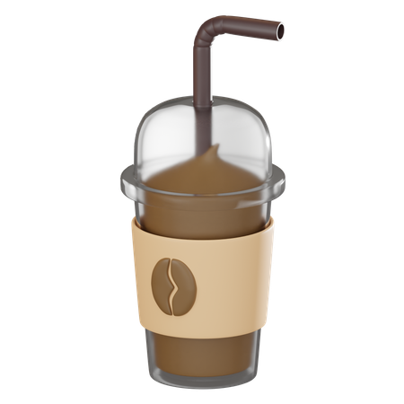 Frapê de café  3D Icon