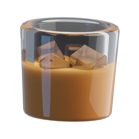 Café frio  3D Icon