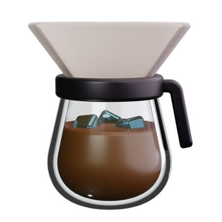 Café frio  3D Icon