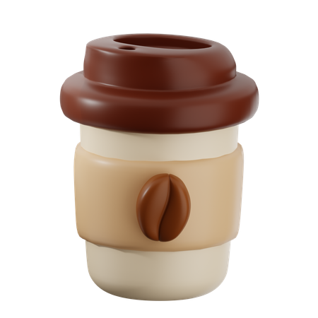 Cafe frio  3D Icon