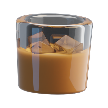 Café froid  3D Icon