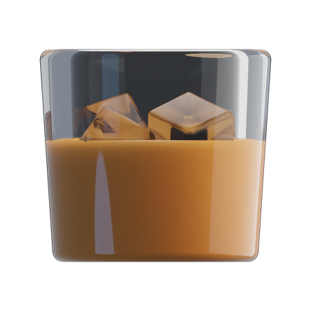 Café froid  3D Icon