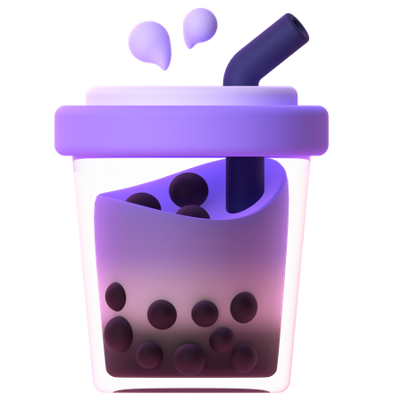 Café froid  3D Icon