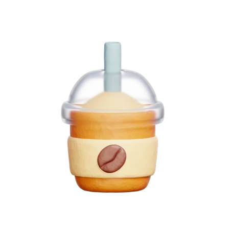 Café gelado  3D Icon
