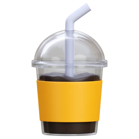 Café gelado  3D Icon