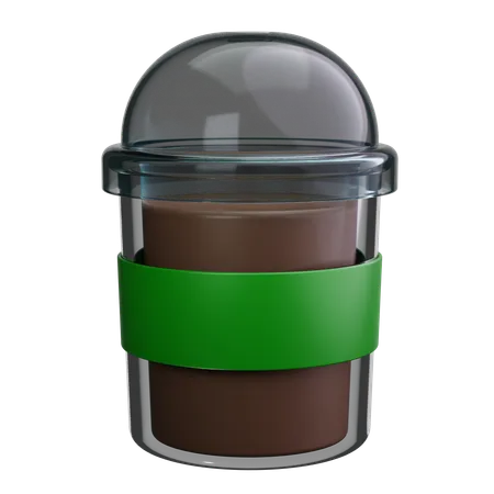 Café gelado  3D Icon